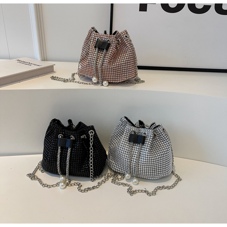 Women's Crossbody Rhinestone Bucket Bag — foto 11
