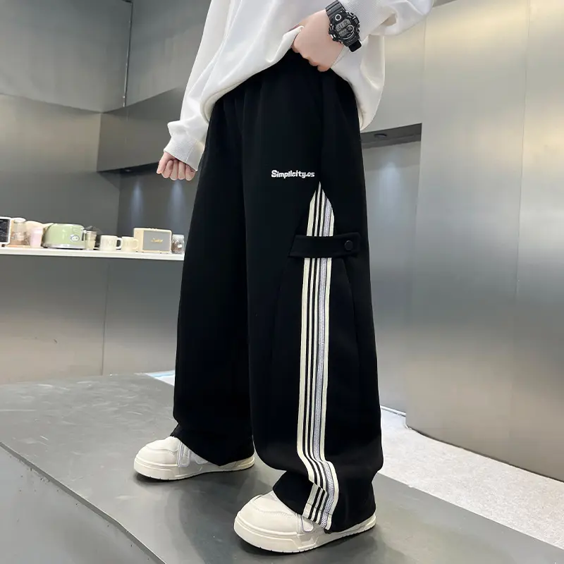 Boys' Fashion Casual Straight Leg Sweatpants