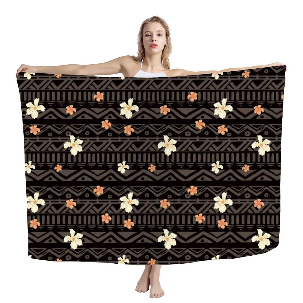Cover Shawl Hawaiian Travel Beach Bath Towel Polynesian Seaside Quick-drying Wrap Yarn - Zrd1507