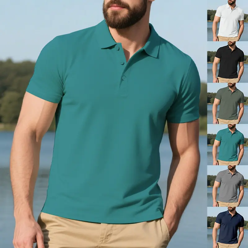 Mens Lapel POLO Shirt