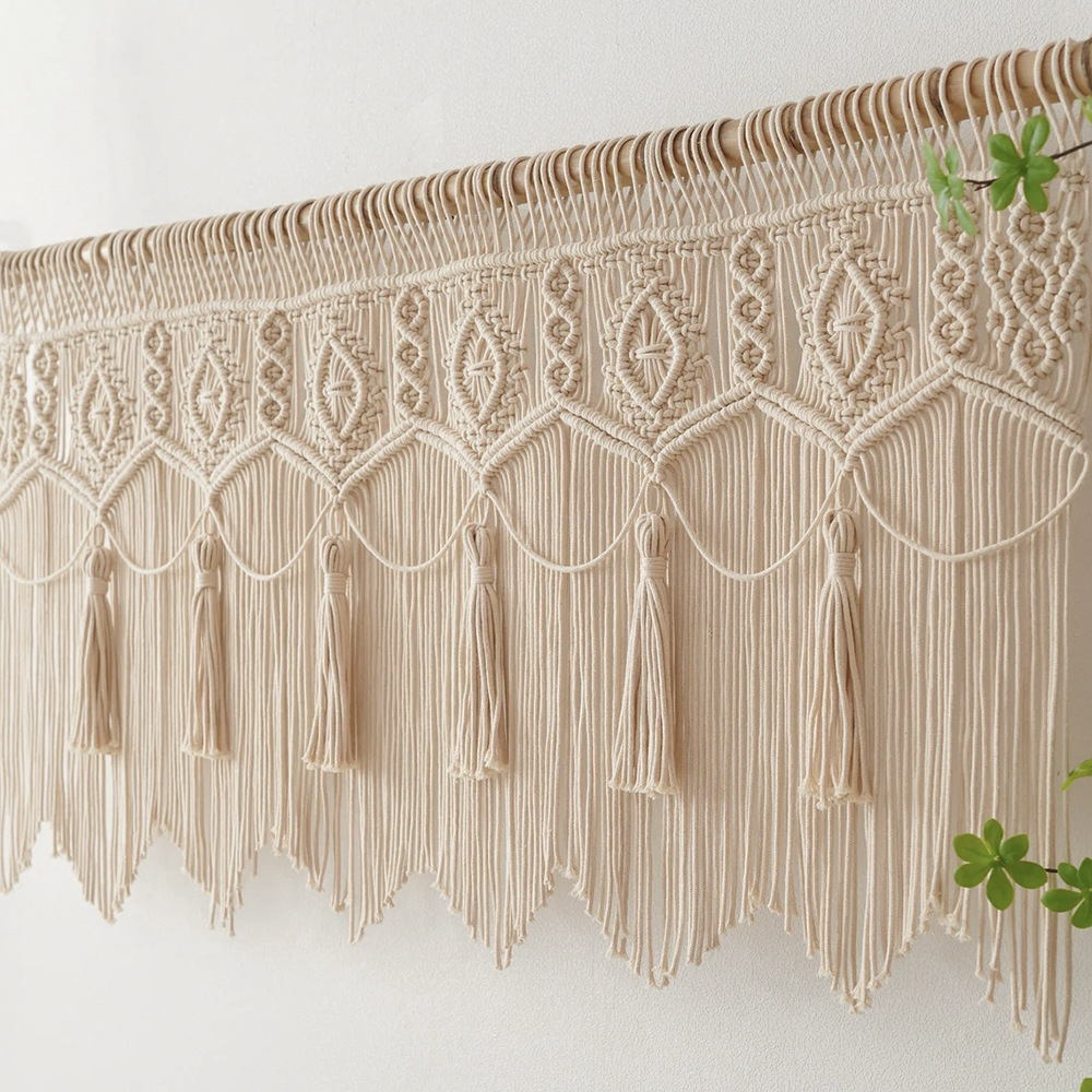 Nordic Hand Woven Tapestry Curtain