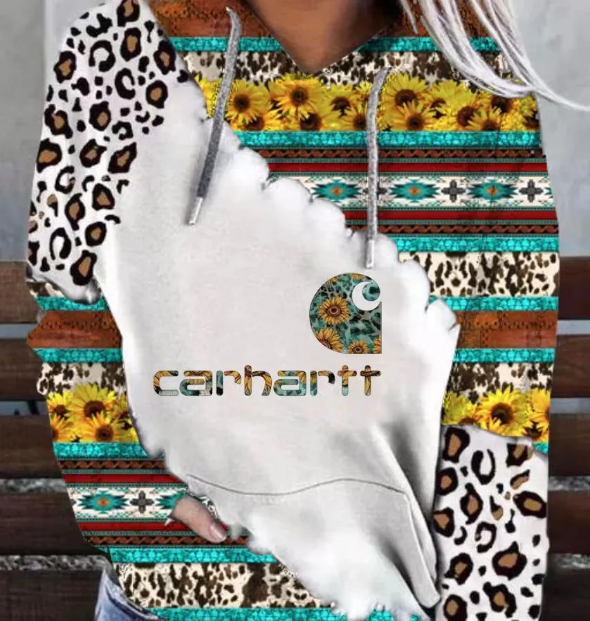 Women's Fashion Casual Printing Sports Hoodie - Wjd00013Us-S