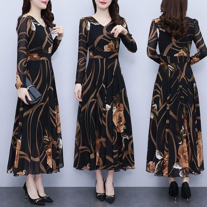 Womens Fashionable Plus-Size Dress With Pockets — photo 1