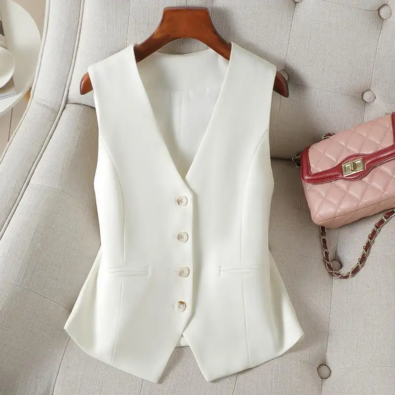 Fashion Design Sense Wild Vest Slimming Workplace