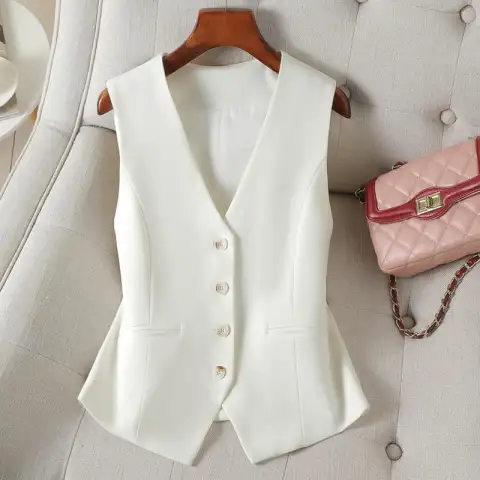 Fashion Design Sense Wild Vest Slimming Workplace