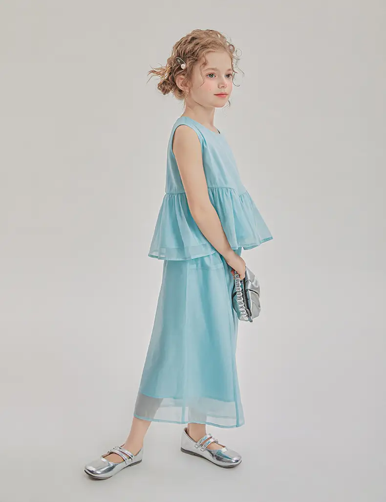 Girls' Fashion Casual Two-piece Suit