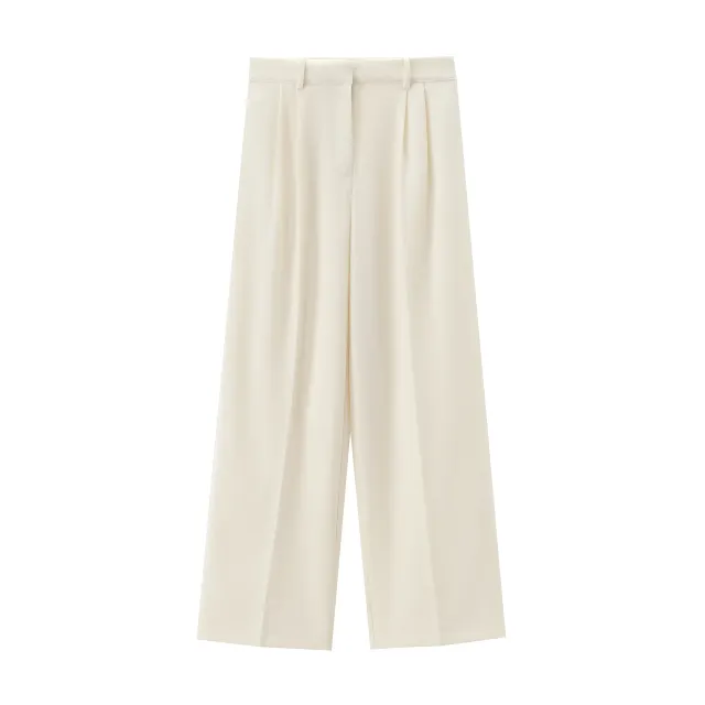 Women's European And American Style Flip Trim Short Vest Casual Trousers Pants - Shop at LoveMi
