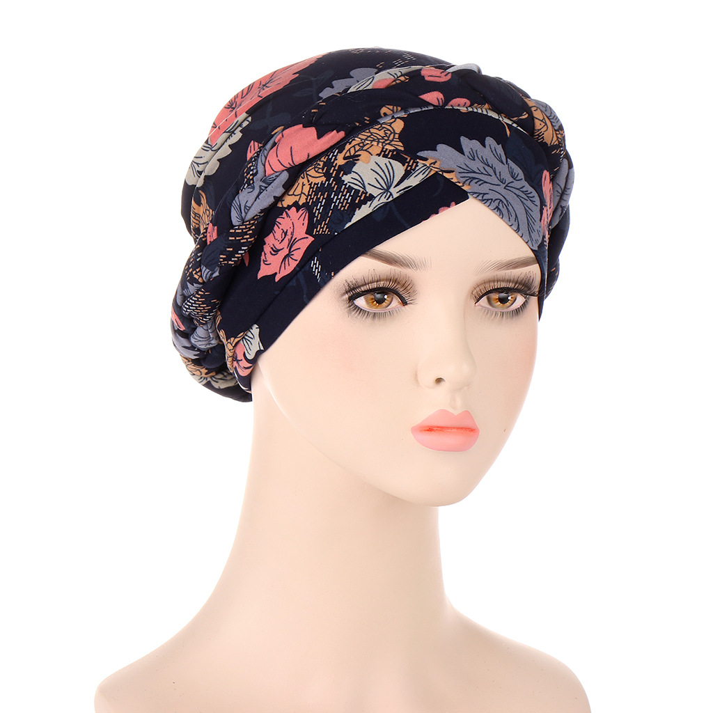 navy blue Pink flower