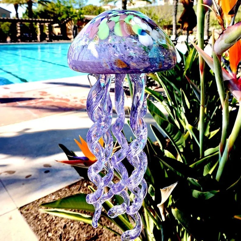 Jellyfish Wind Chime Creative Ocean Decoration Exquisite Gift