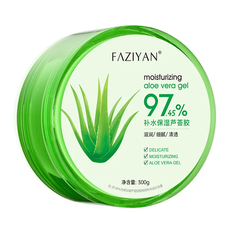 Aloe Vera Hydrating Sun Damage Repair Gel Moisturizing Cream - Fangziyan 300G Bottle