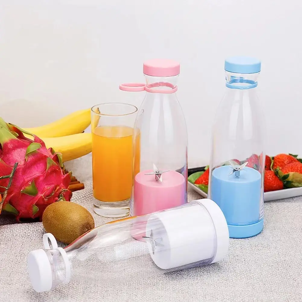 Electric USB Wine Bottle Juicer Cup 6-leaf