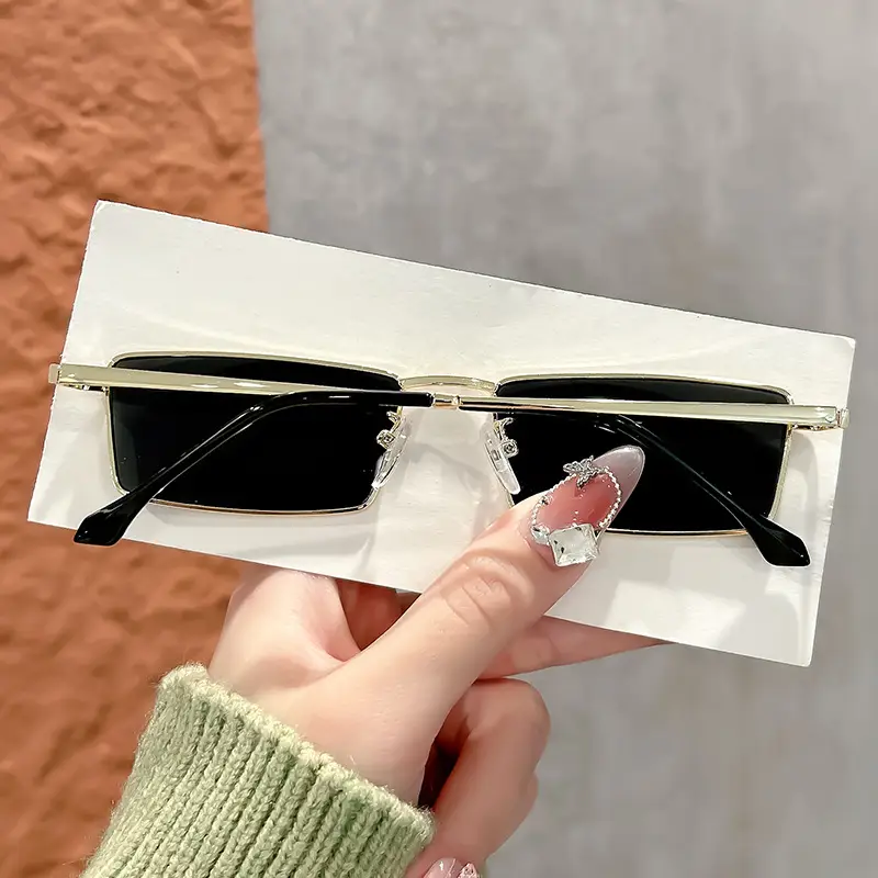 Retro Metal Frame Sunglasses For Men