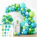 Blue Green With Suit