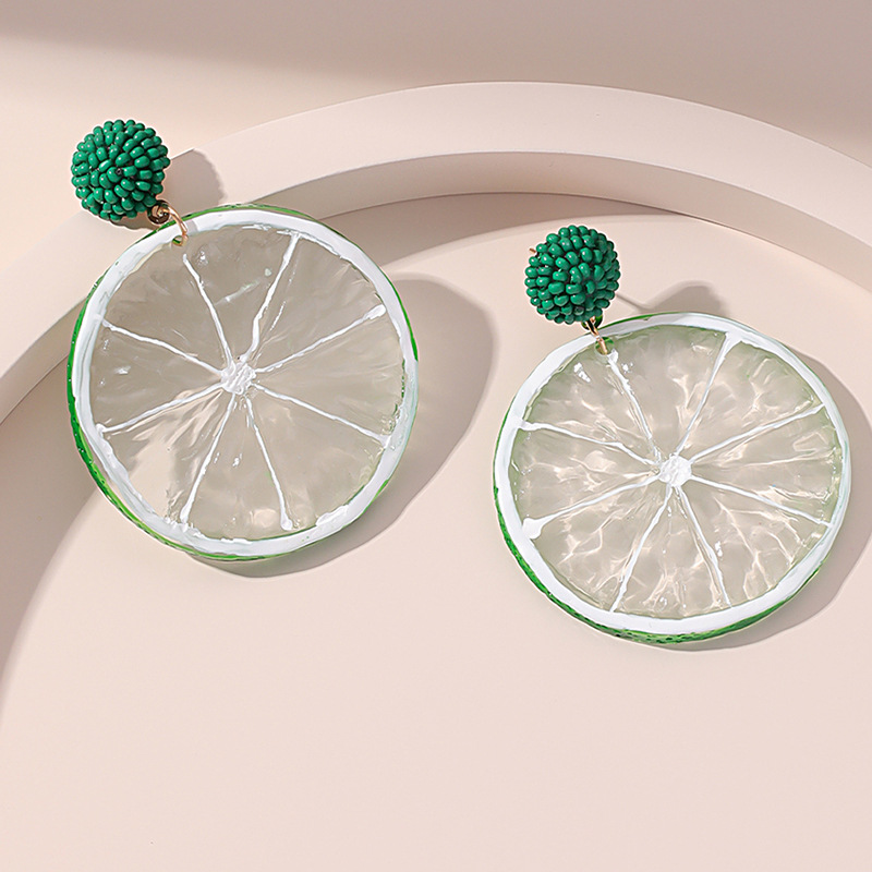Womens Stylish And Creative Fruit Earrings
