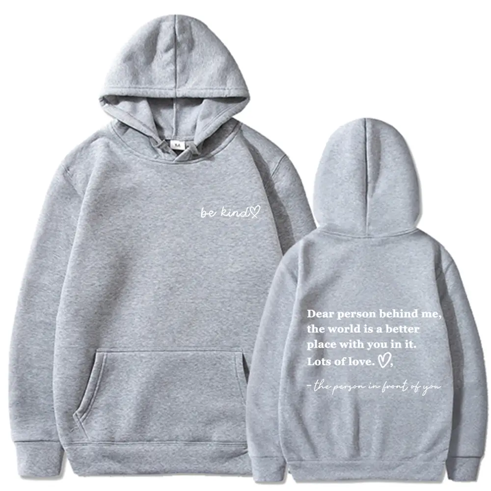 TO THE PERSON BEHIND ME Men's And Women's Fashion Front And Back Printed Hoodie