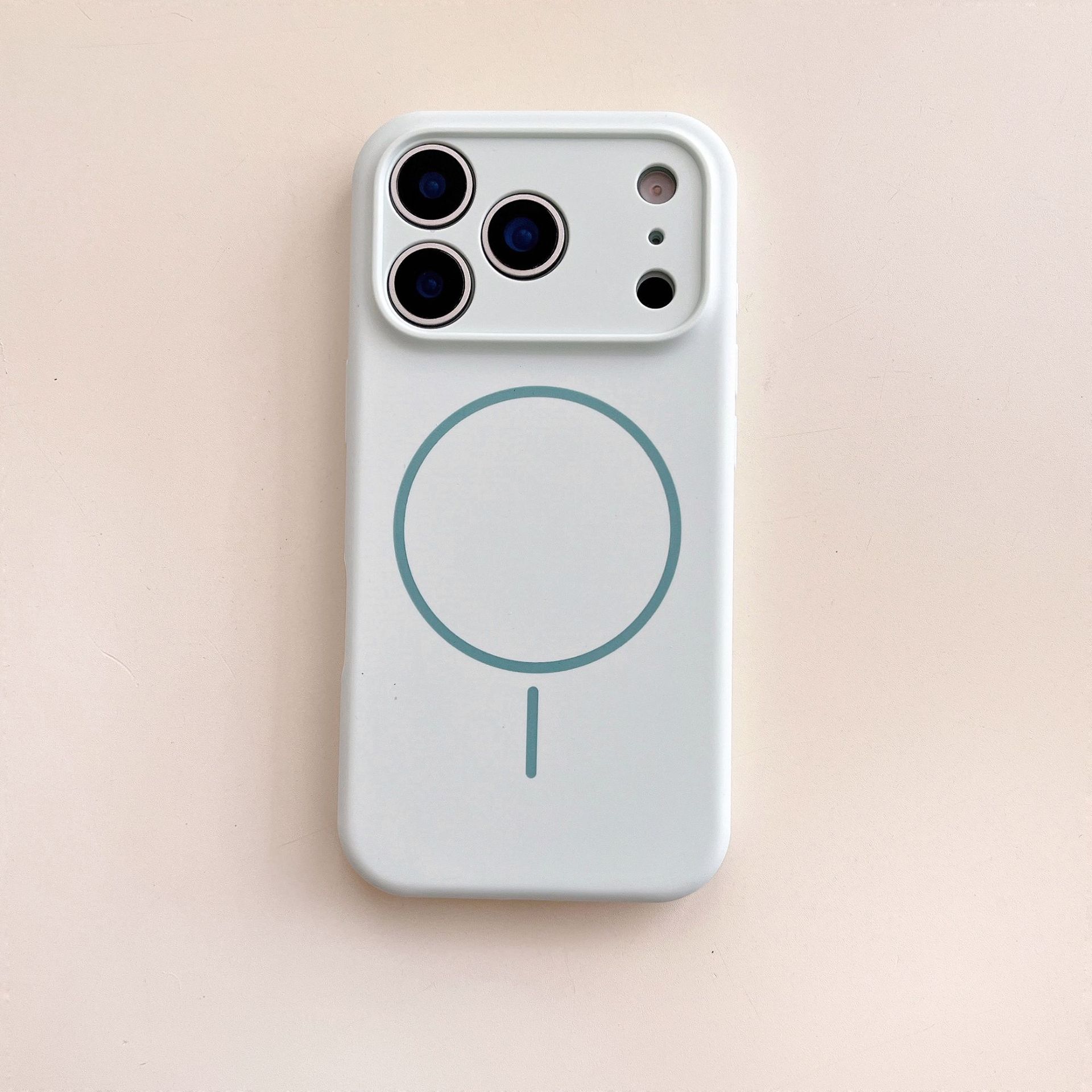 Full-coverage Precision-cut Silicone Magnetic-button Phone Case