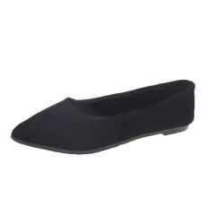 Fashion Flat Pointed Toe Shoes Leopard Print Women Flat Pumps - Leopard - View 1