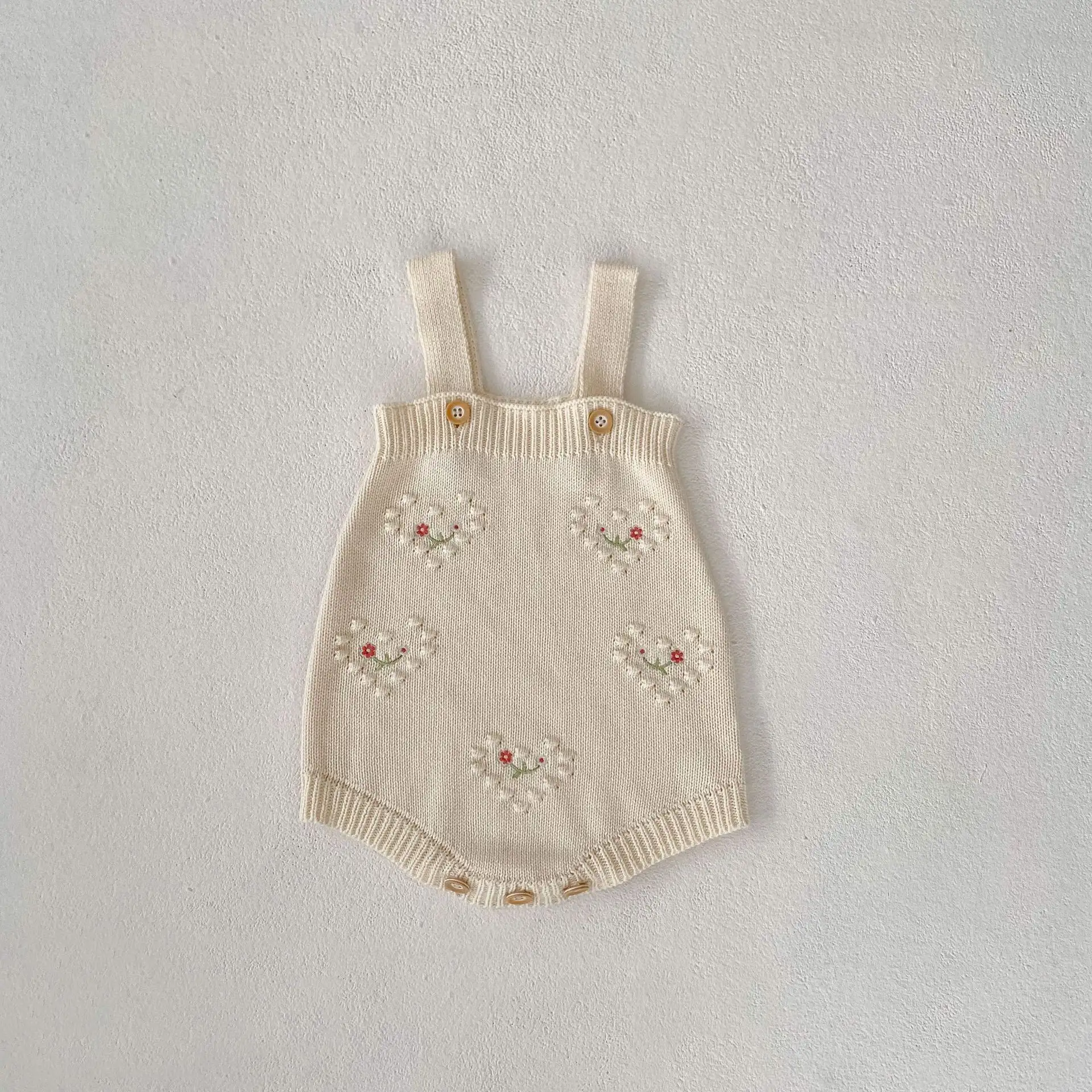 Girl's Knitted Cardigan Autumn And Winter Two-piece Suit Baby And Infant