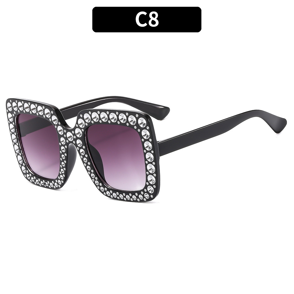 Plastic Box Sunglasses Fashion Personality Trend - Image 18