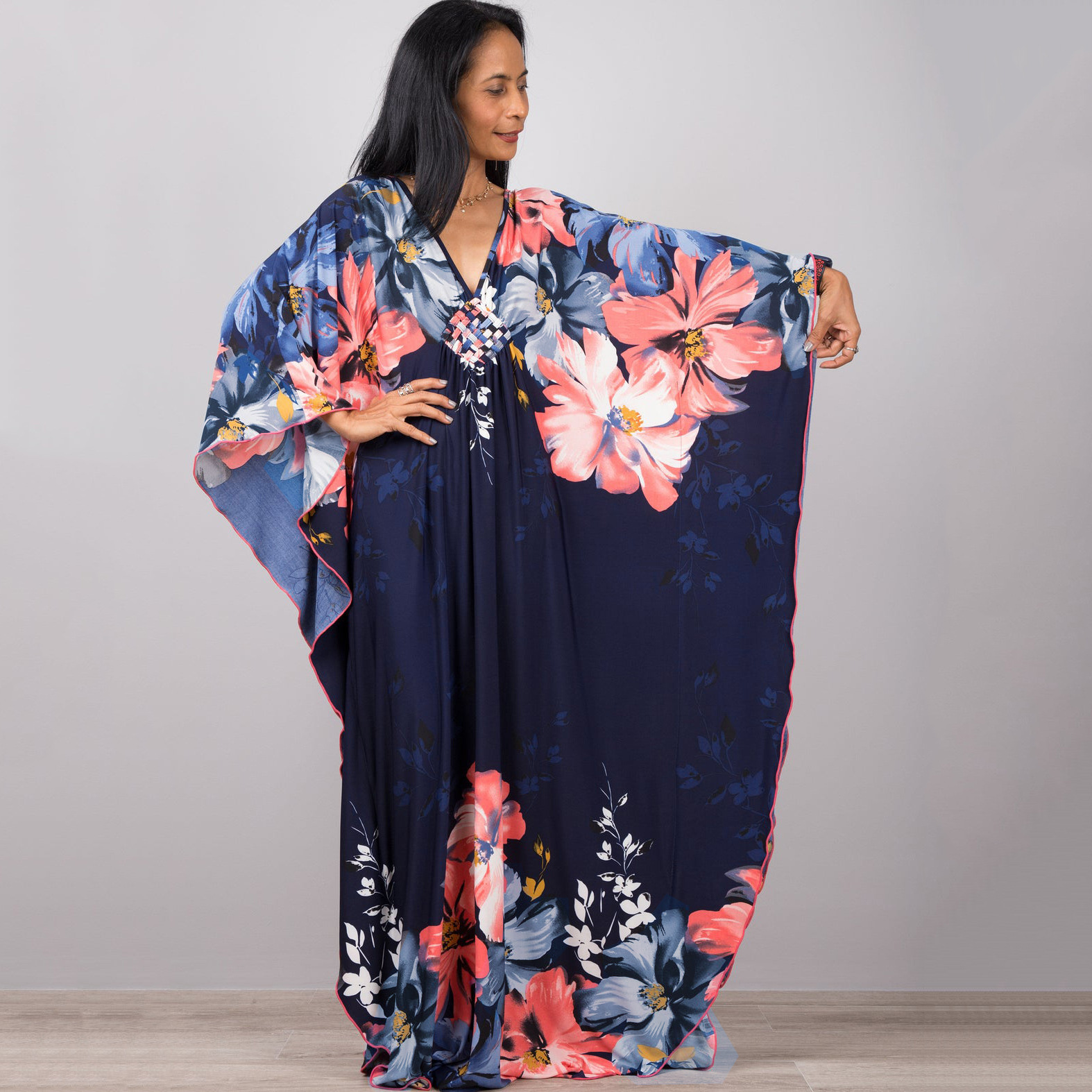 Beach Cover-up Robe Long Dress - Image 23