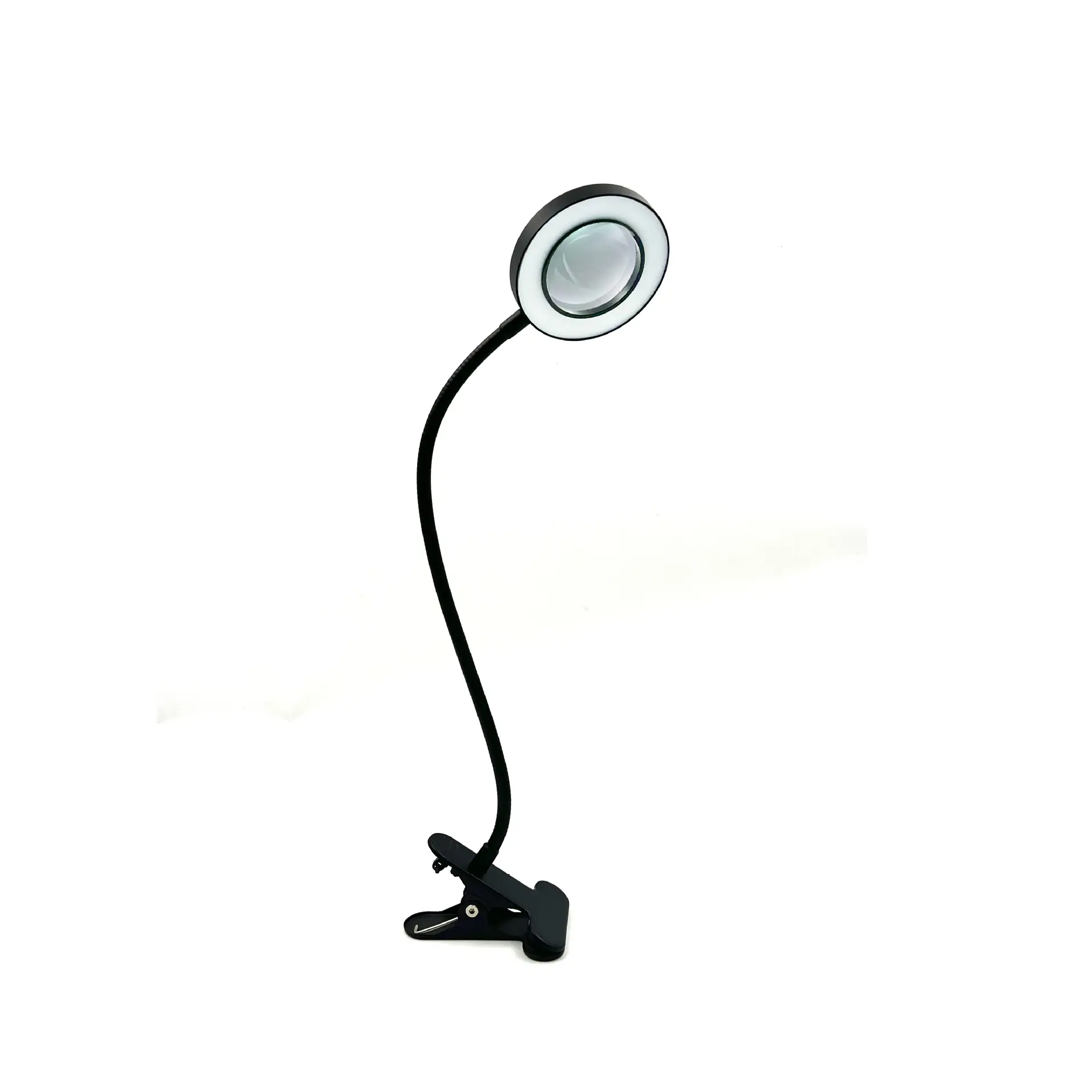 Magnifying With Light For Tattoo Work Adjustable Brightness And Color Temperature Universal Gooseneck Clamp Lamp