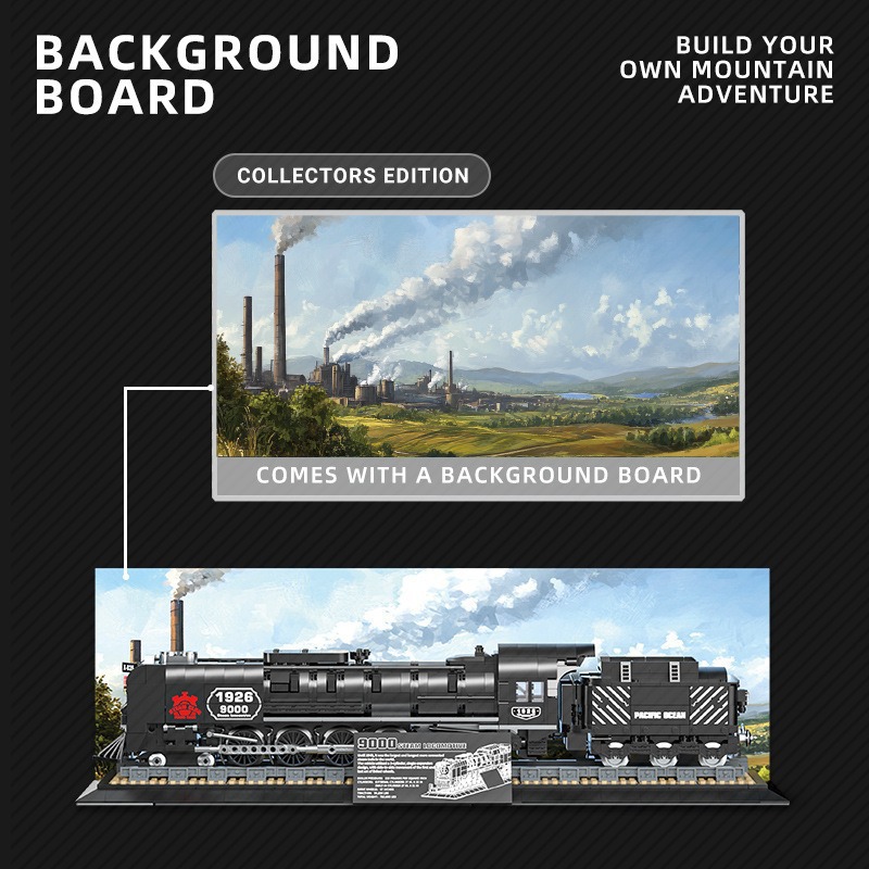 Steam Train And High-Speed Rail Model Childrens Building Blocks — foto 6