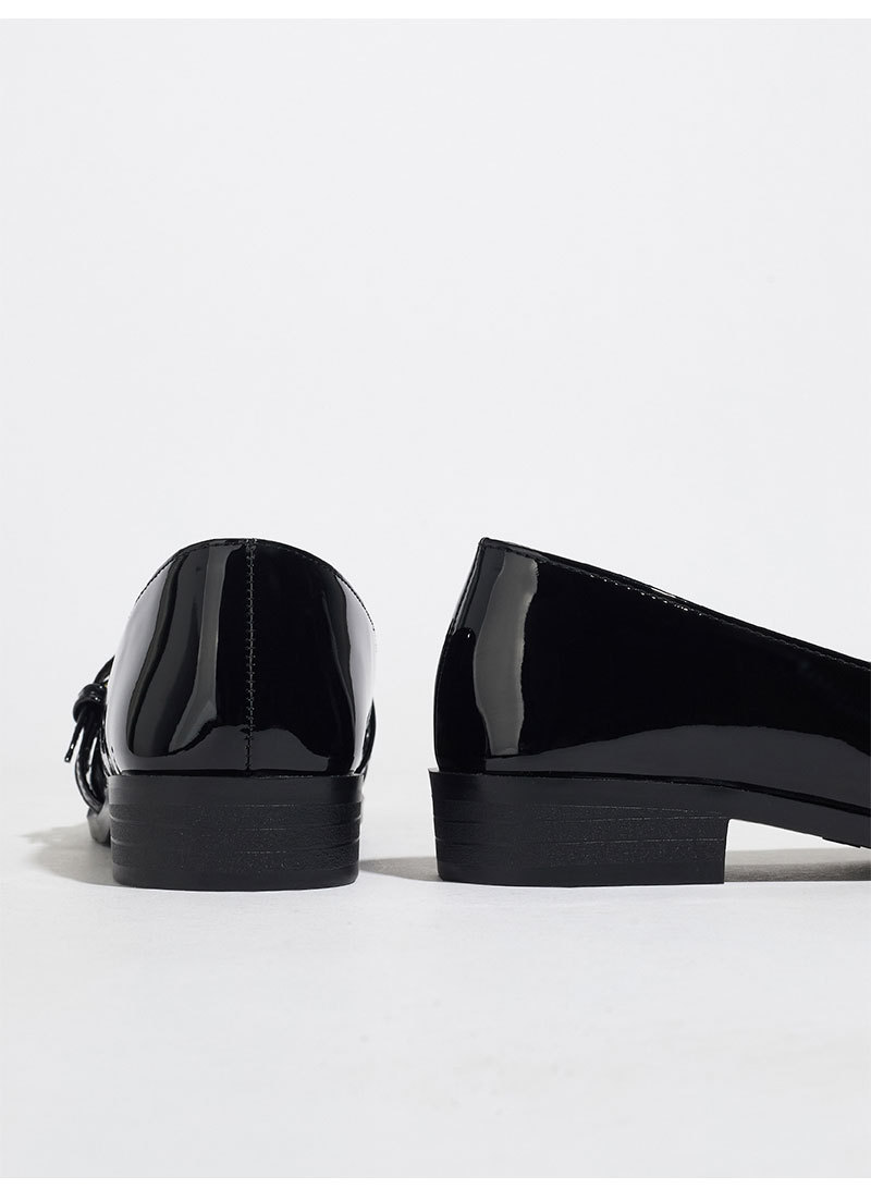 Leather Square Toe Shoes