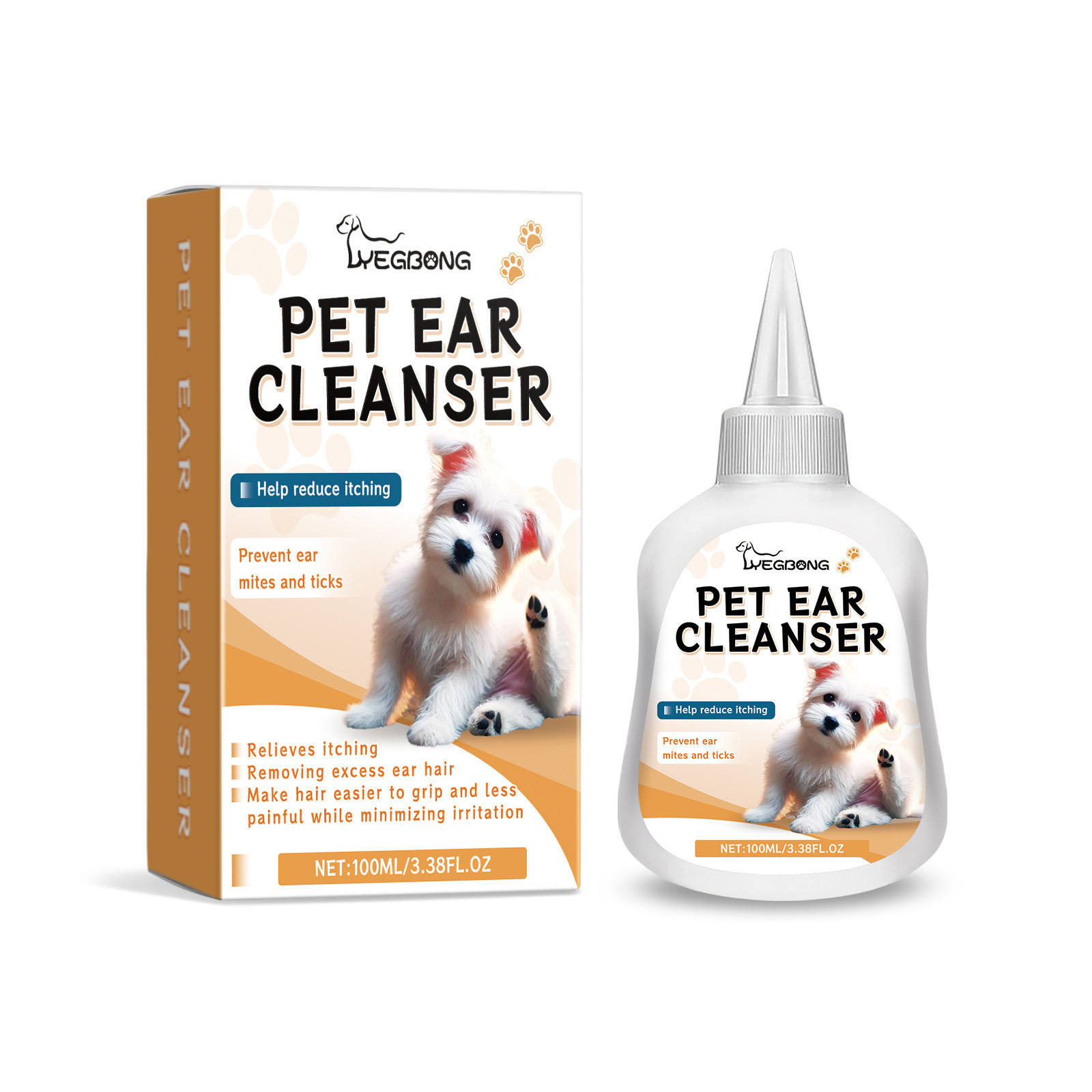 Pet Ear Cleanersuitable For Both Cats And Dogs