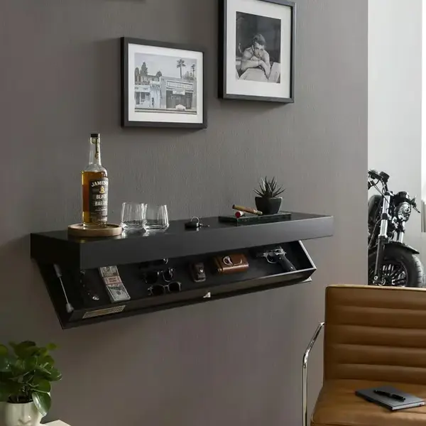 New Modern Simple Wall Hanging Wine Cabinet