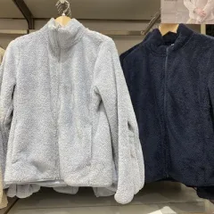 Coral Fleece Cardigan Stand Collar Jacket Warm Coat - Light Gray - View 1