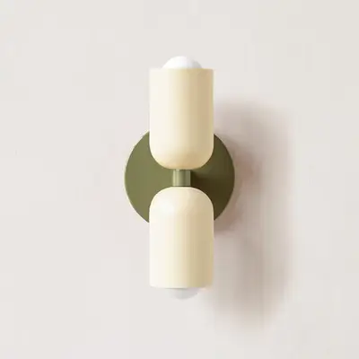 Mid-ancient Wall Lamp Cream Style Double-headed Bedroom Bedside Lamp Children's Room Book Lamp