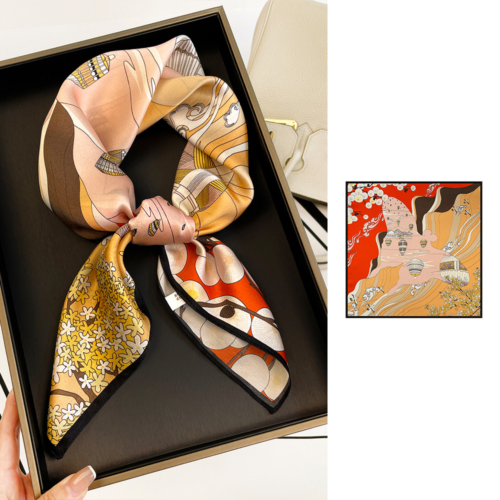 70CM Silk Handkerchief Luxurious - Image 5