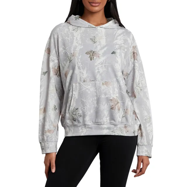 Women's Loose Camouflage Hoodie Maple Leaf Sweater Style 1 L - Shop at LoveMi