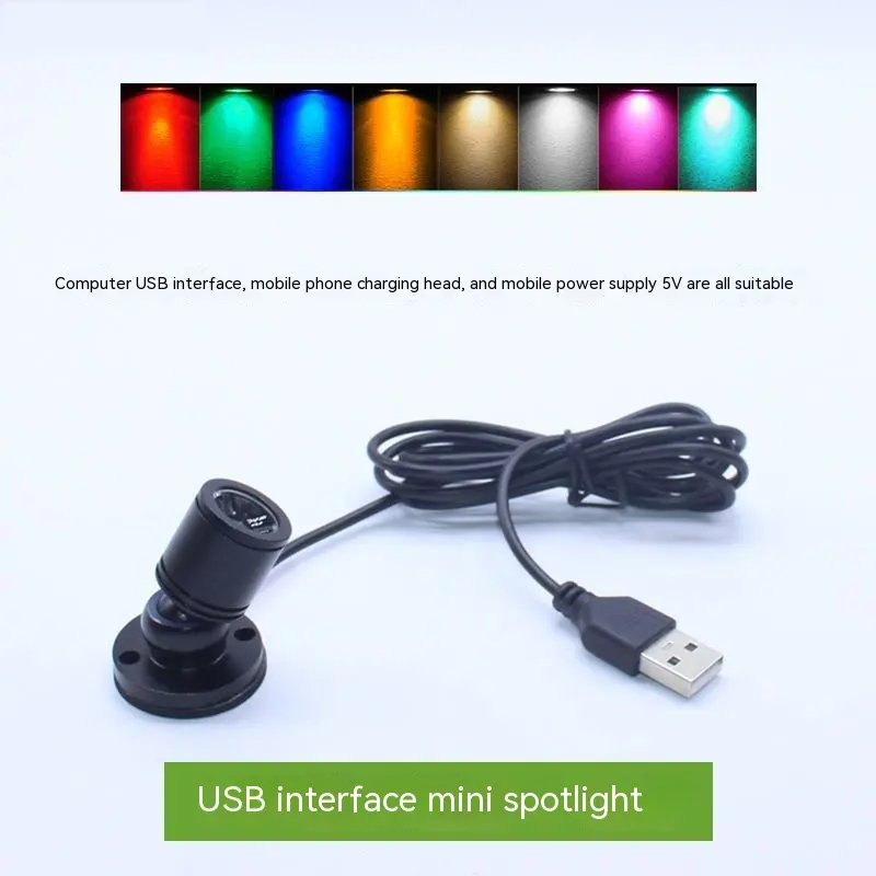 Mini Led Small Spotlight Model Decorative Crystal