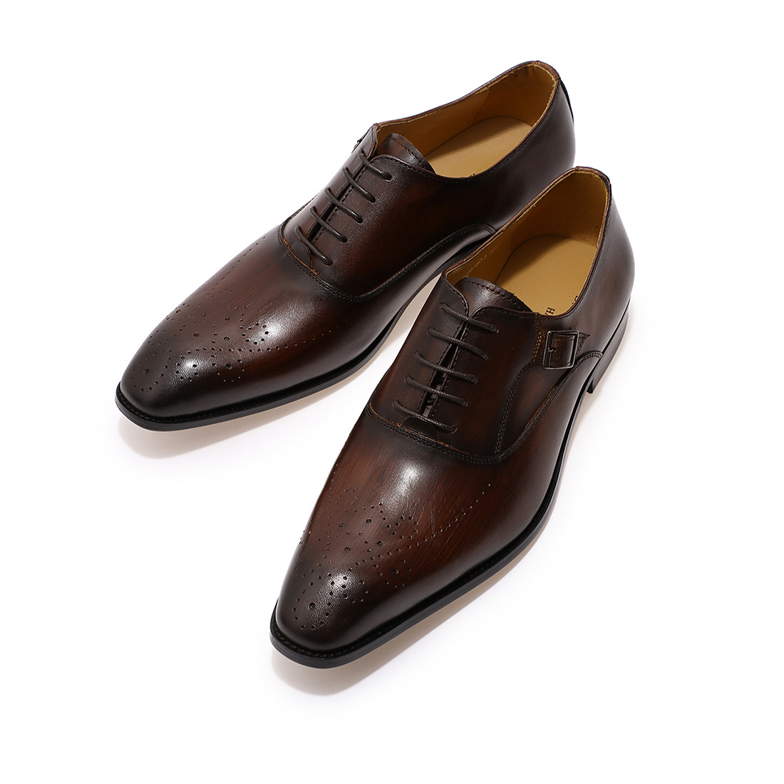 Title 6, Chaussures Oxford en cuir de ville pour homme É...