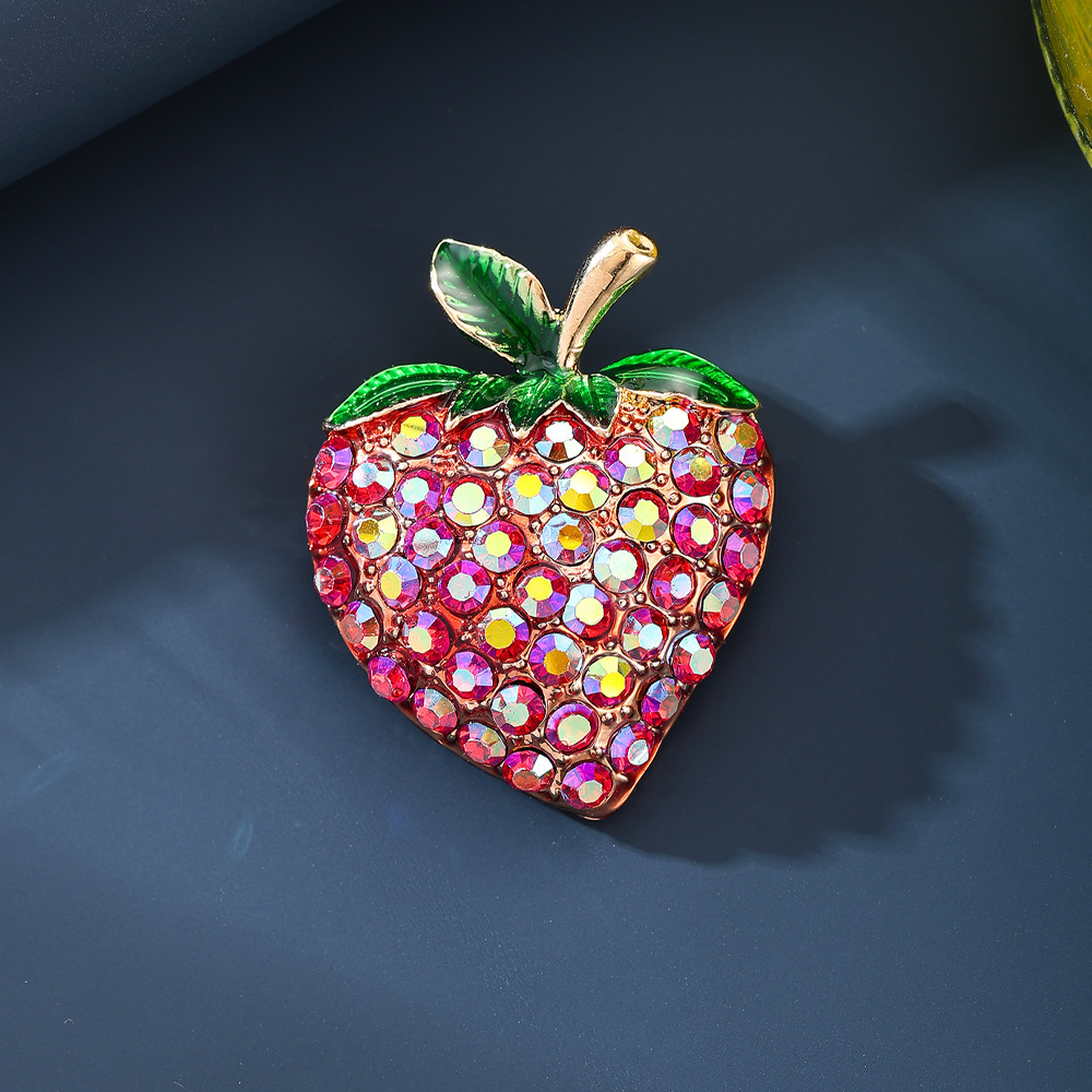 Fruit-Shaped Diamond Brooch, picture 4 of 5