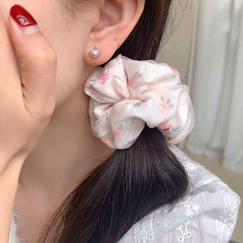 Saturn Planet Pearl Earrings High-grade Versatile Simple