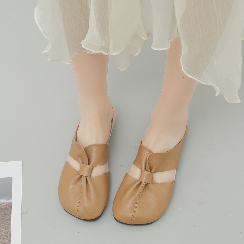 Flat Soled Casual Closed-Toe Half Slippers 25 a12ebdfe 2fc2 437d 8ed0 8d742c138c7a
