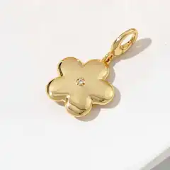 Sweet Girly Cherry Blossom Keychain Pendant Flower Tassel - Metal Flower - View 1