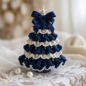 Crochet Christmas Tree Decoration DIY Material Package