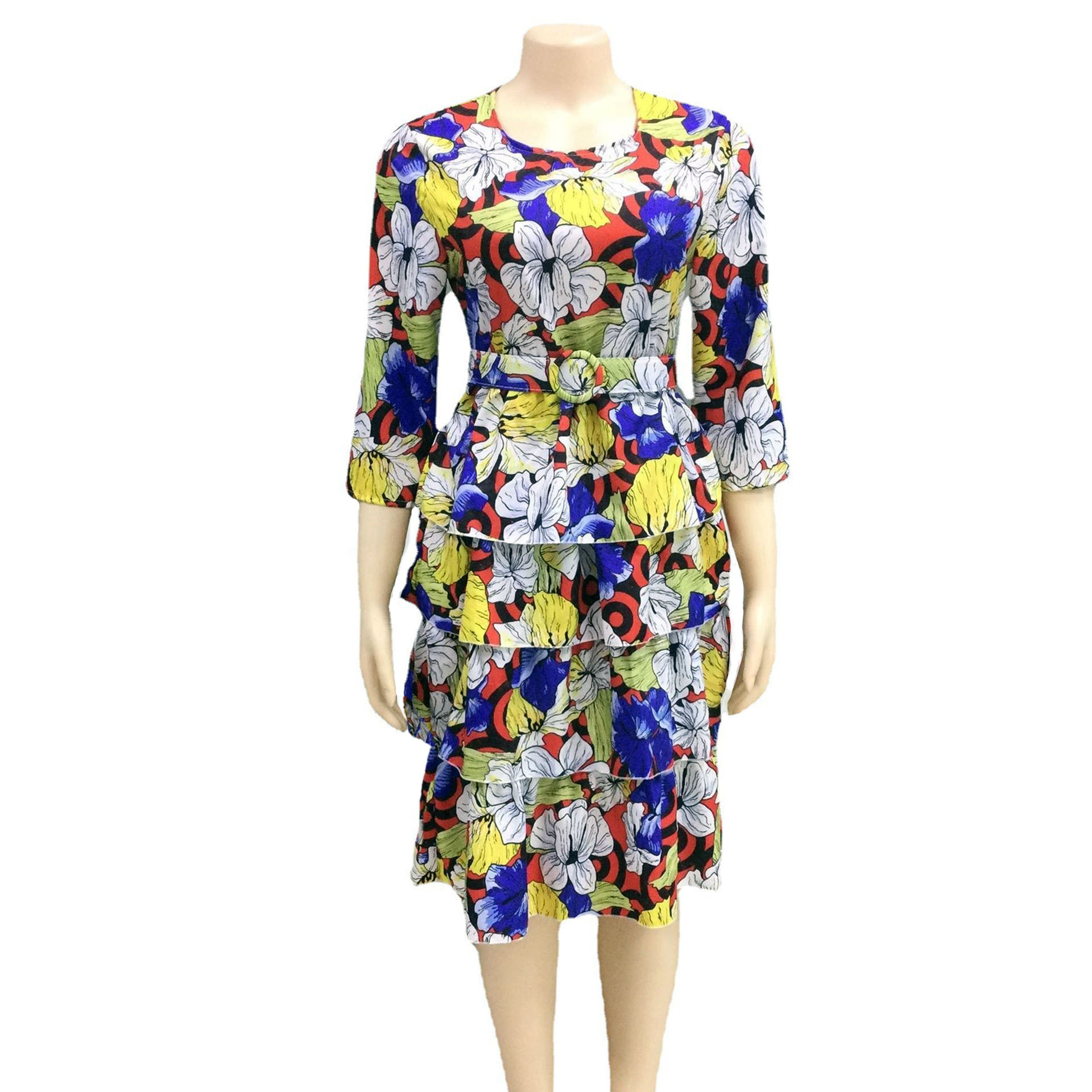 Women's Chiffon Tiered Cake Dress Picture Color - Shop at LoveMi