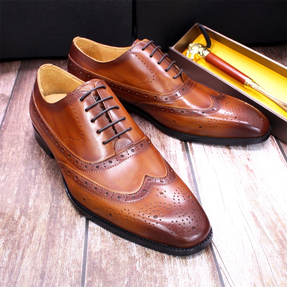 Title 4, Chaussures japonaises classiques en cuir pour h...