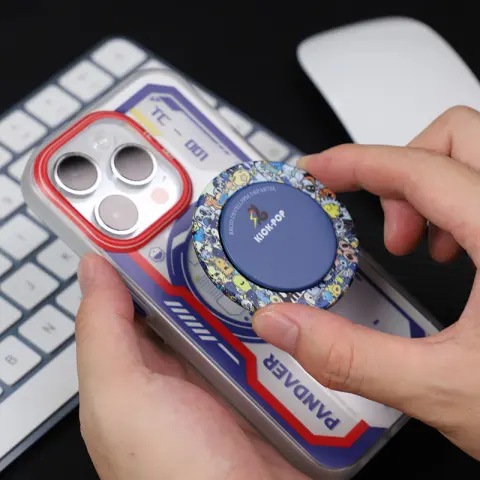 Magnetic Fastened Mobile Phone Holder Ultra-thin Stand Original Design