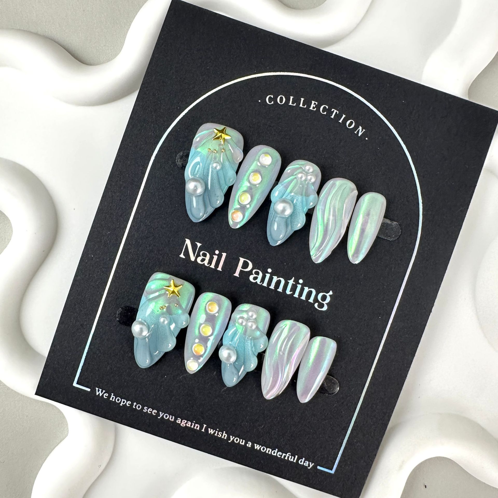 HAILANG Shell Nail Stickers Wear Nail Tip High-grade Summer