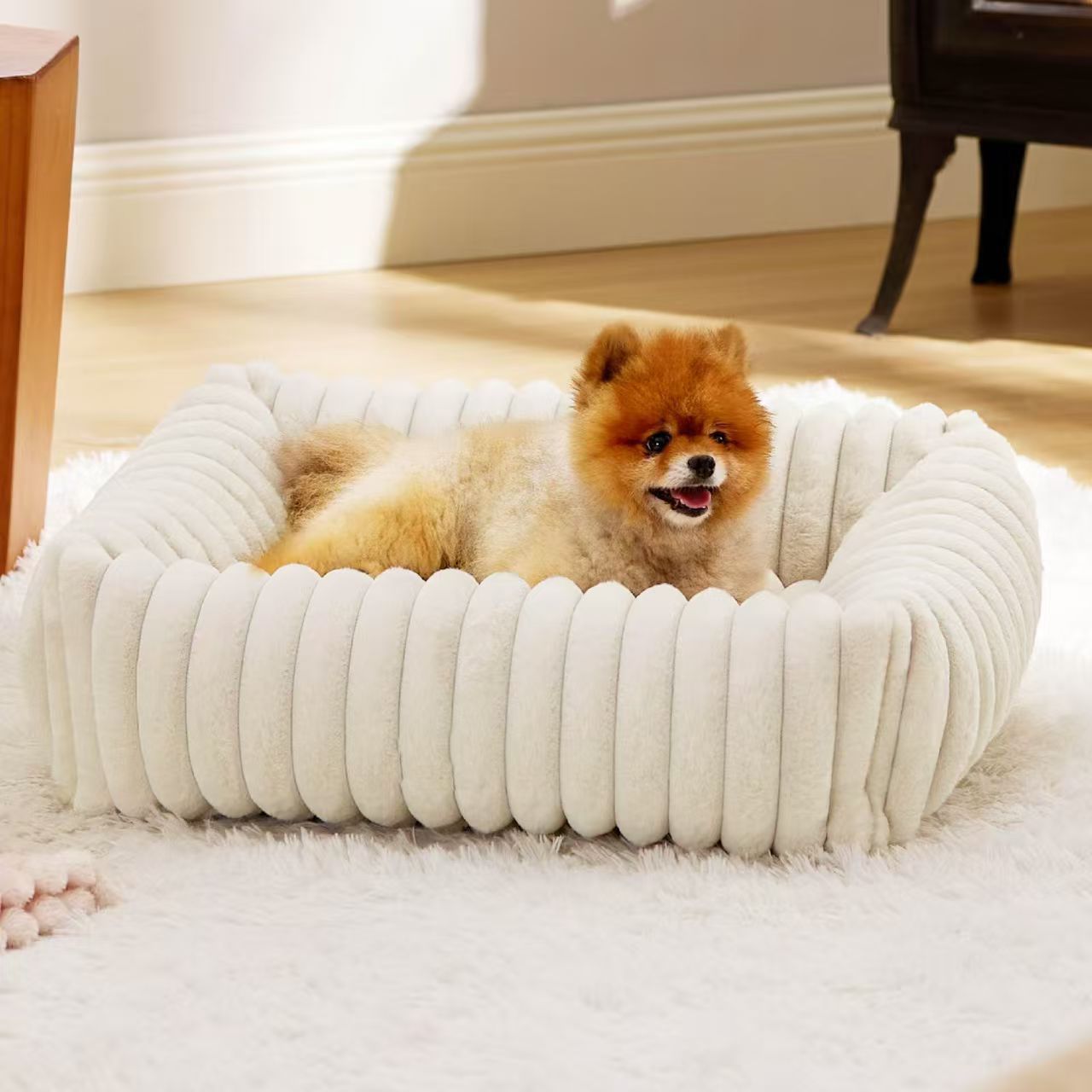 Pet Kennel Cat Nest All-season Warm Plush Pet Bed