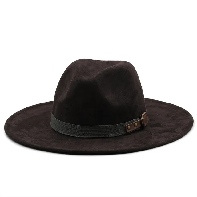 Army Green Ribbon Decoration Tibetan Top Hat Western Cowboy Hat Coffee - Shop at LoveMi