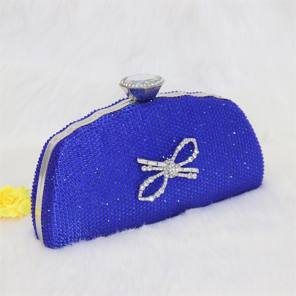 Ladies Bow Silver Buckle Design Pointed High Heels And Bags - Image 10