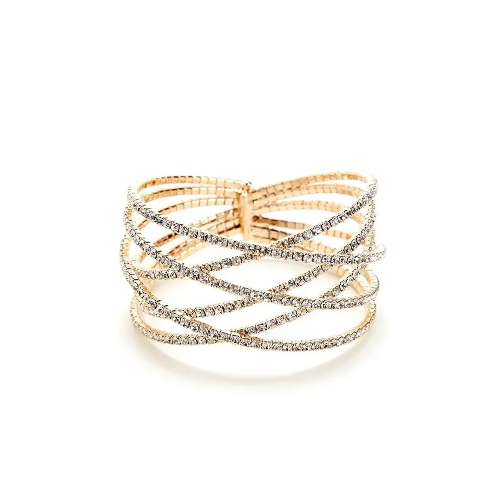 Retro Cross Wristband Bracelet