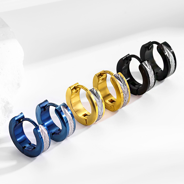 Stainless Steel Earrings Ear Flowers Become Fashionable And Classic