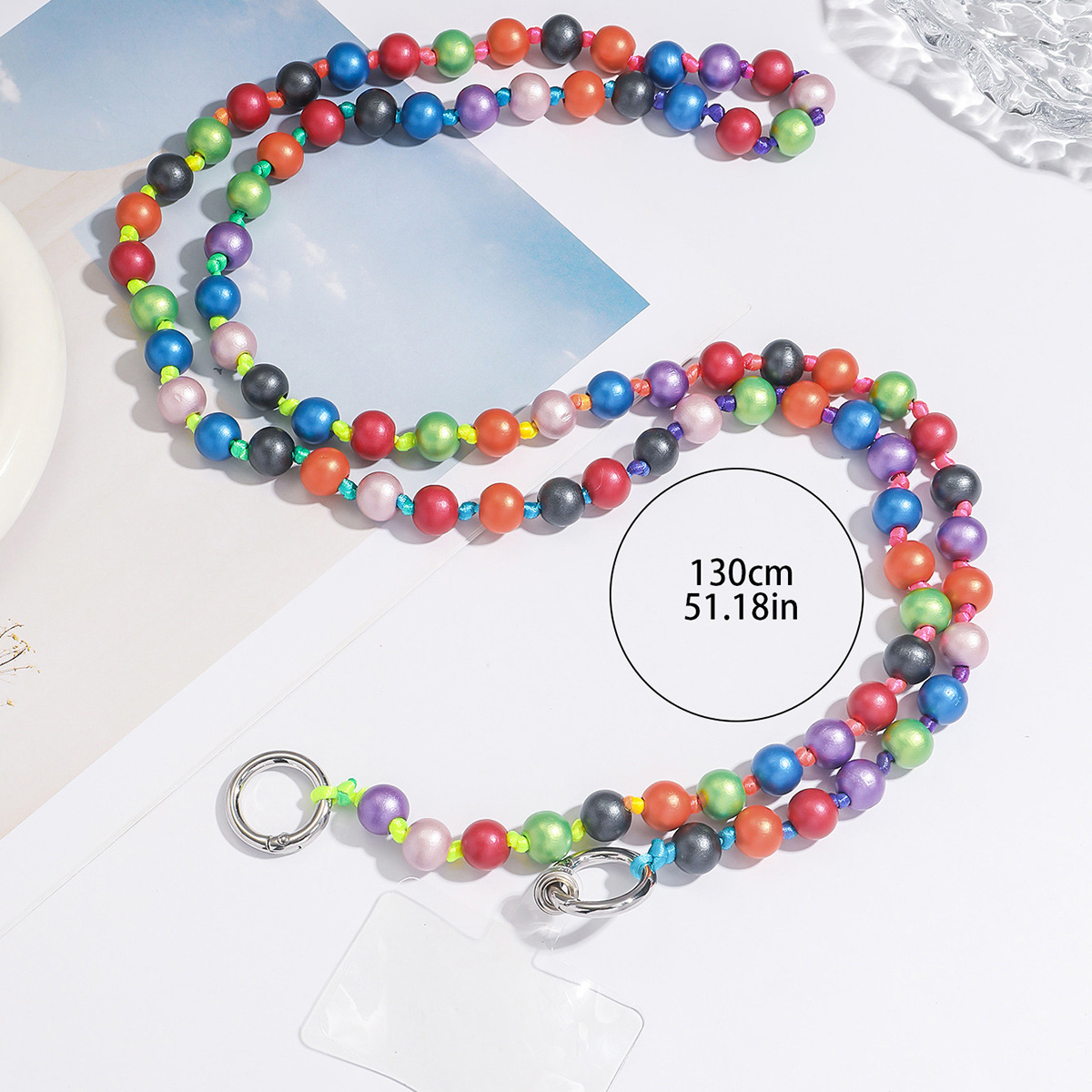 Wild Color Beaded Mobile Phone Strap